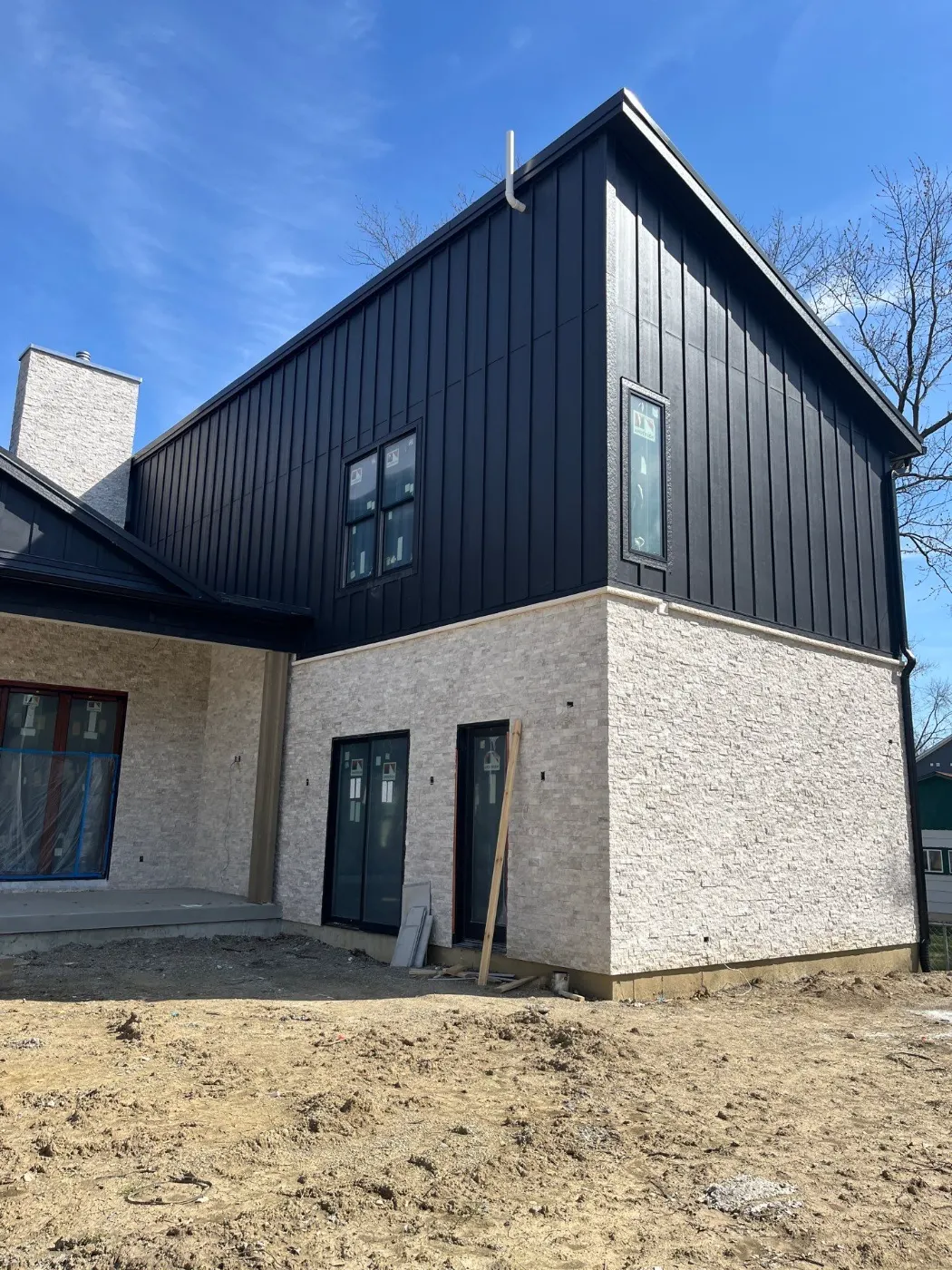 Storm-damaged siding documented in Laurel Lakes